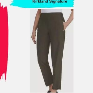 Kirkland Signature Women's Cropped Olive Pants